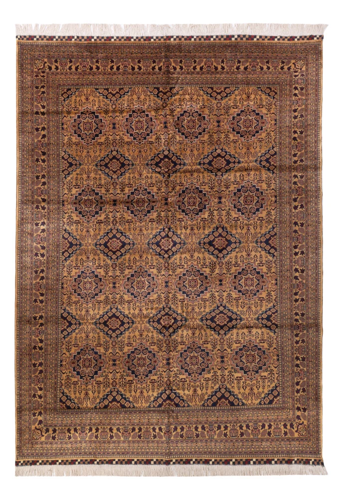 Afghansk teppe - Bukhara - 344 x 246 cm - mørk beige