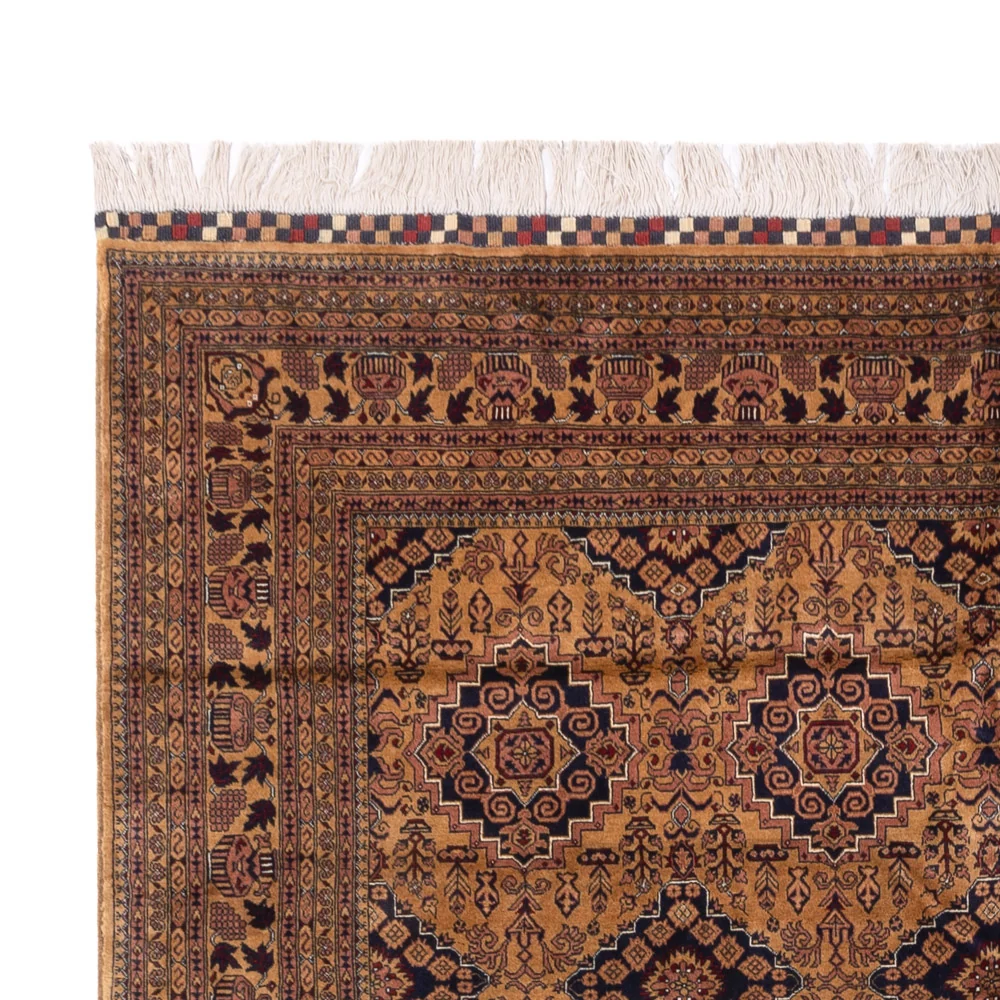 Afghansk teppe - Bukhara - 344 x 246 cm - mørk beige