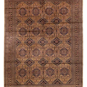 Afghansk teppe - Bukhara - 344 x 246 cm - mørk beige