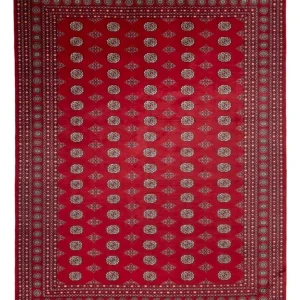 Afghansk teppe - Bukhara - 380 x 277 cm - rød
