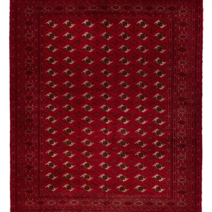 Afghansk teppe - Bukhara - 382 x 300 cm - rød