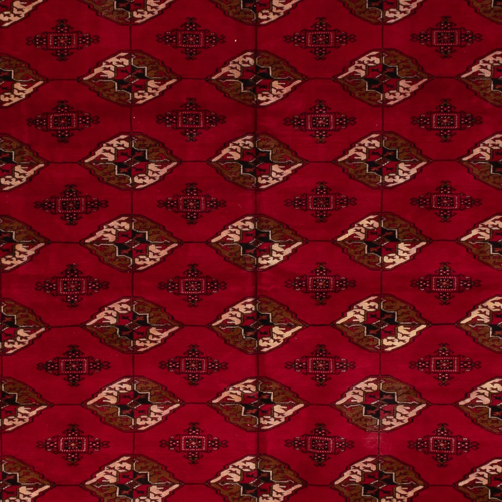Afghansk teppe - Bukhara - 382 x 300 cm - rød