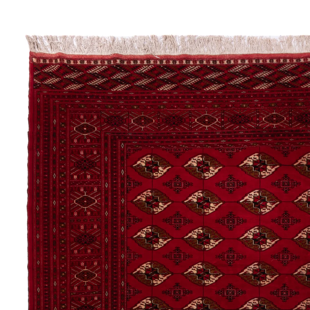 Afghansk teppe - Bukhara - 382 x 300 cm - rød