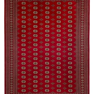Afghansk teppe - Bukhara - 387 x 276 cm - rød