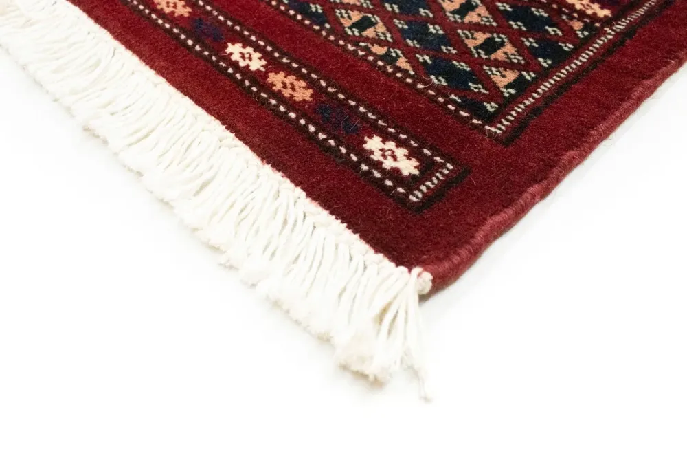 Afghansk teppe - Bukhara square - 207 x 204 cm - rød