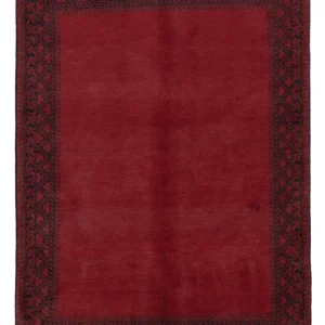 Afghansk teppe - Filpa - 195 x 147 cm - rød