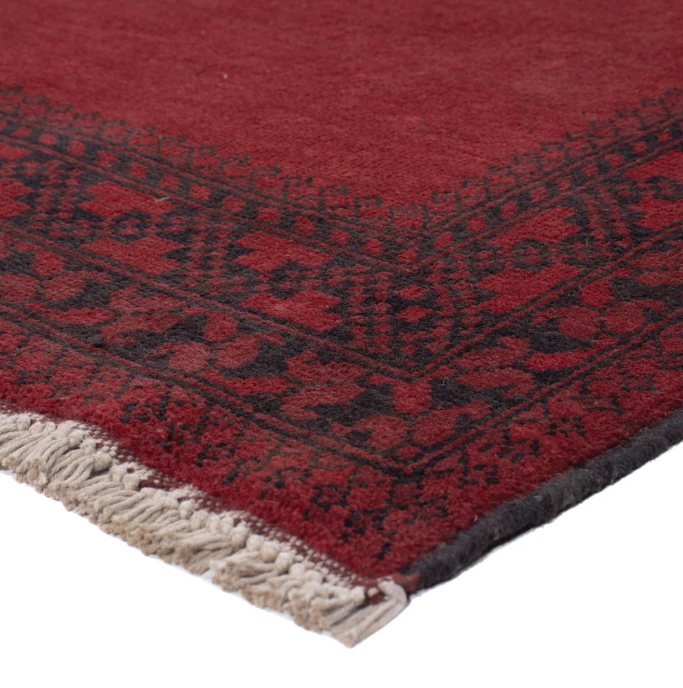 Afghansk teppe - Filpa - 195 x 147 cm - rød