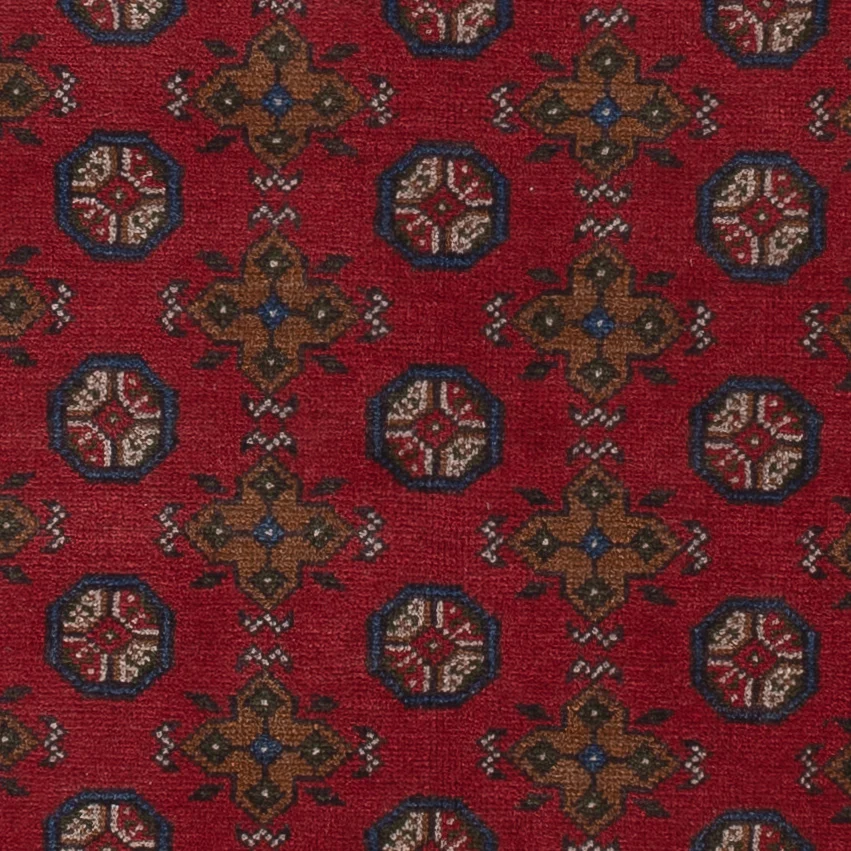 Afghansk teppe - Filpa - 196 x 152 cm - mørk rød