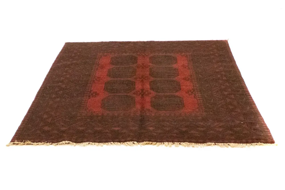 Afghansk teppe - Filpa - 200 x 146 cm - rød