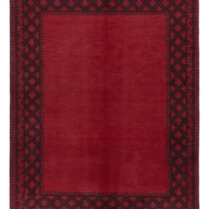 Afghansk teppe - Filpa - 200 x 150 cm - rød