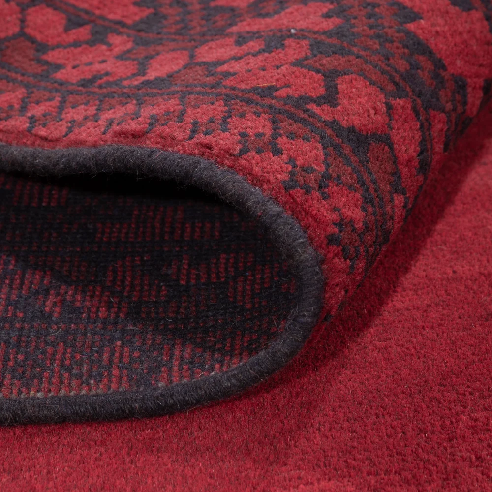 Afghansk teppe - Filpa - 200 x 150 cm - rød