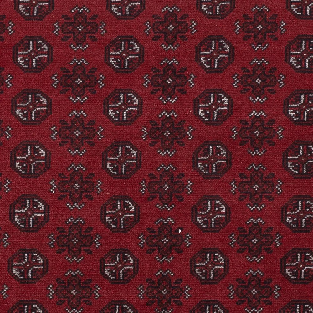 Afghansk teppe - Filpa - 283 x 202 cm - mørk rød