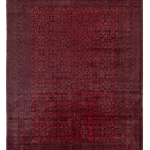 Afghansk teppe - Filpa - 347 x 253 cm - rød