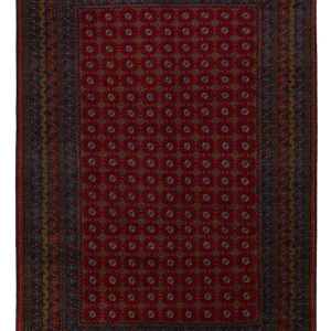 Afghansk teppe - Filpa - 348 x 248 cm - mørk rød