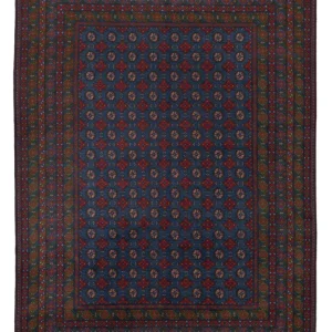 Afghansk teppe - Filpa - 355 x 252 cm - blå