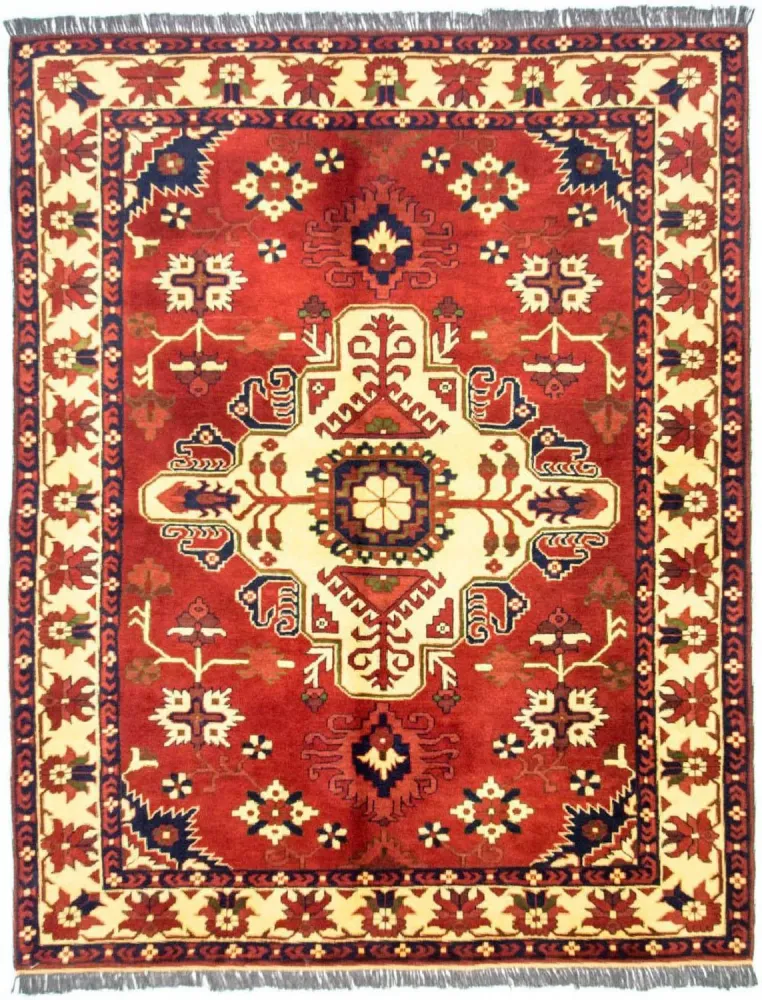 Afghansk teppe - Hatshlu - 195 x 159 cm - rust