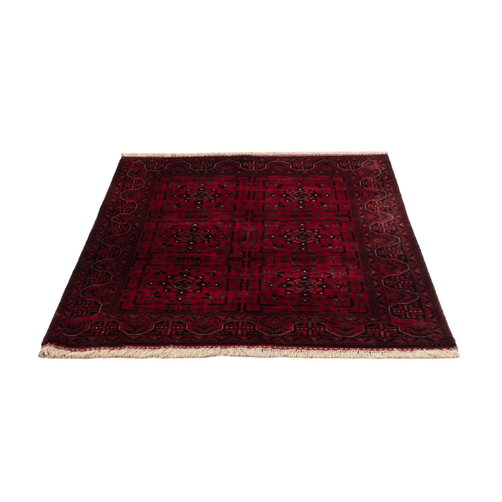 Afghansk teppe - Royal - 138 x 101 cm - rød