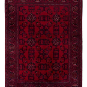 Afghansk teppe - Royal - 141 x 100 cm - rød