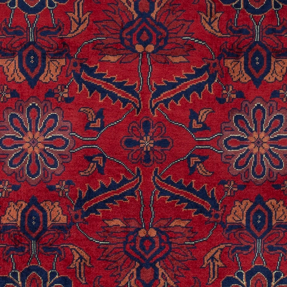 Afghansk teppe - Royal - 142 x 100 cm - rød