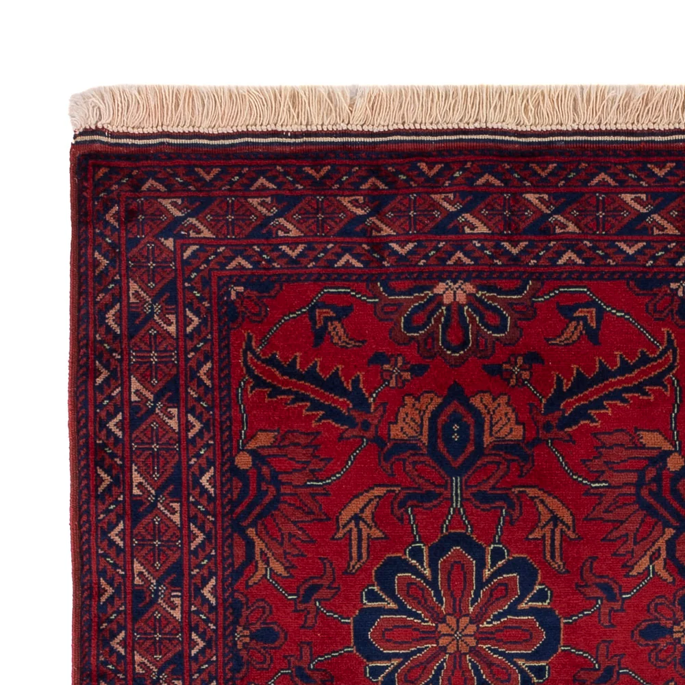 Afghansk teppe - Royal - 142 x 100 cm - rød