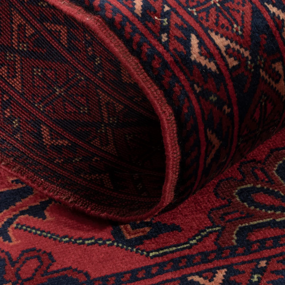 Afghansk teppe - Royal - 142 x 100 cm - rød