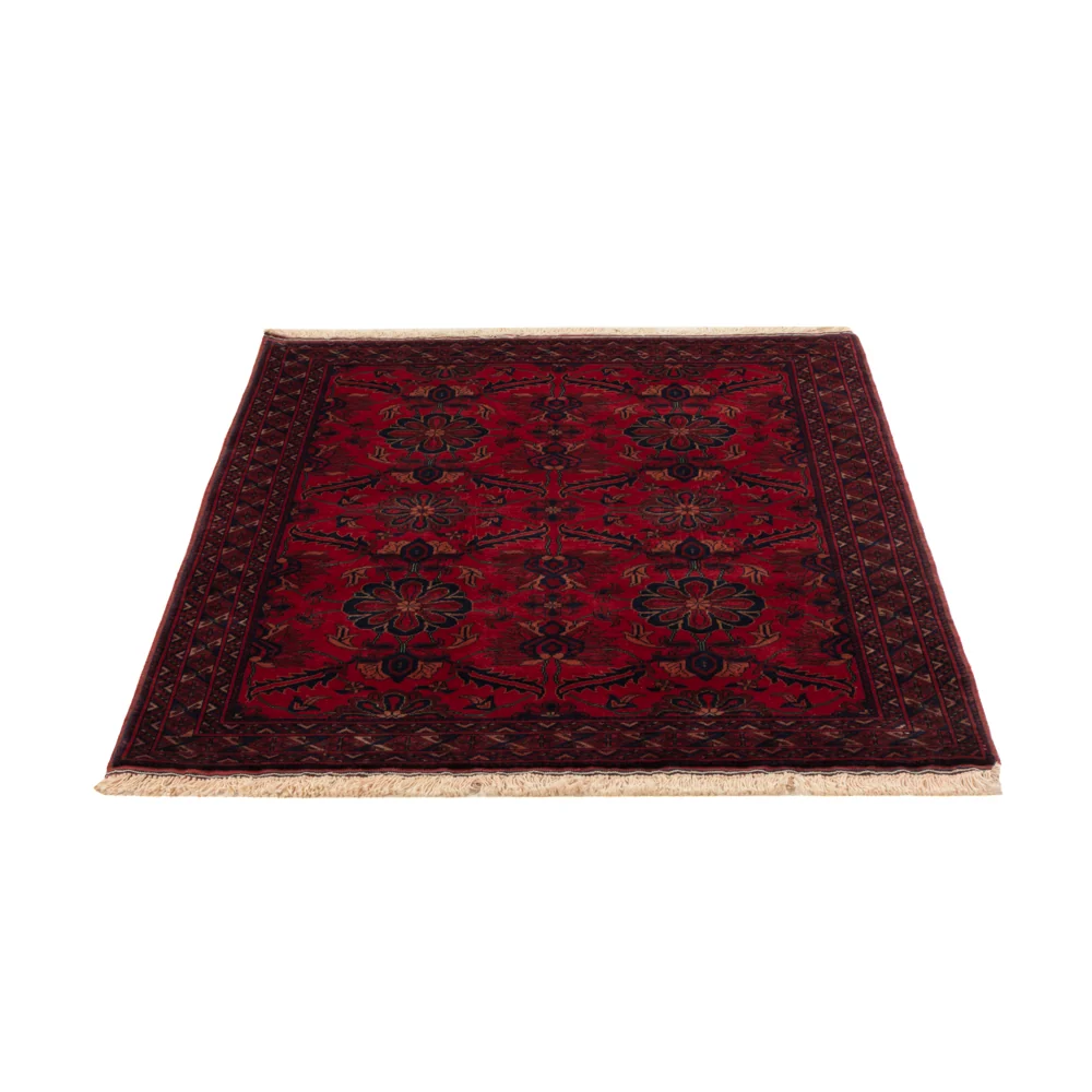 Afghansk teppe - Royal - 142 x 100 cm - rød