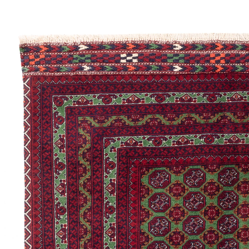 Afghansk teppe - Royal - 142 x 97 cm - grønn