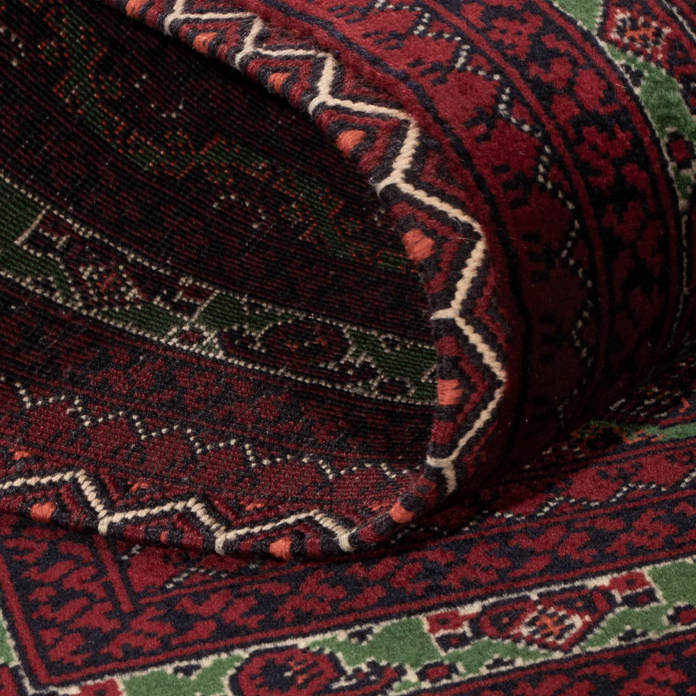 Afghansk teppe - Royal - 142 x 97 cm - grønn