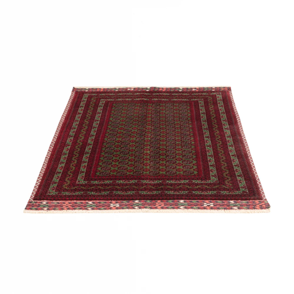 Afghansk teppe - Royal - 142 x 97 cm - grønn