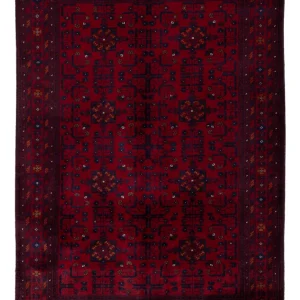 Afghansk teppe - Royal - 144 x 100 cm - rød