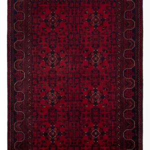 Afghansk teppe - Royal - 146 x 102 cm - rød