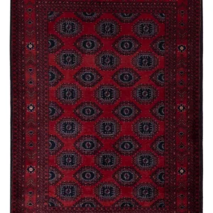 Afghansk teppe - Royal - 146 x 103 cm - rød