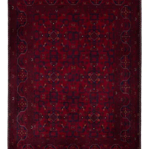 Afghansk teppe - Royal - 146 x 103 cm - rød