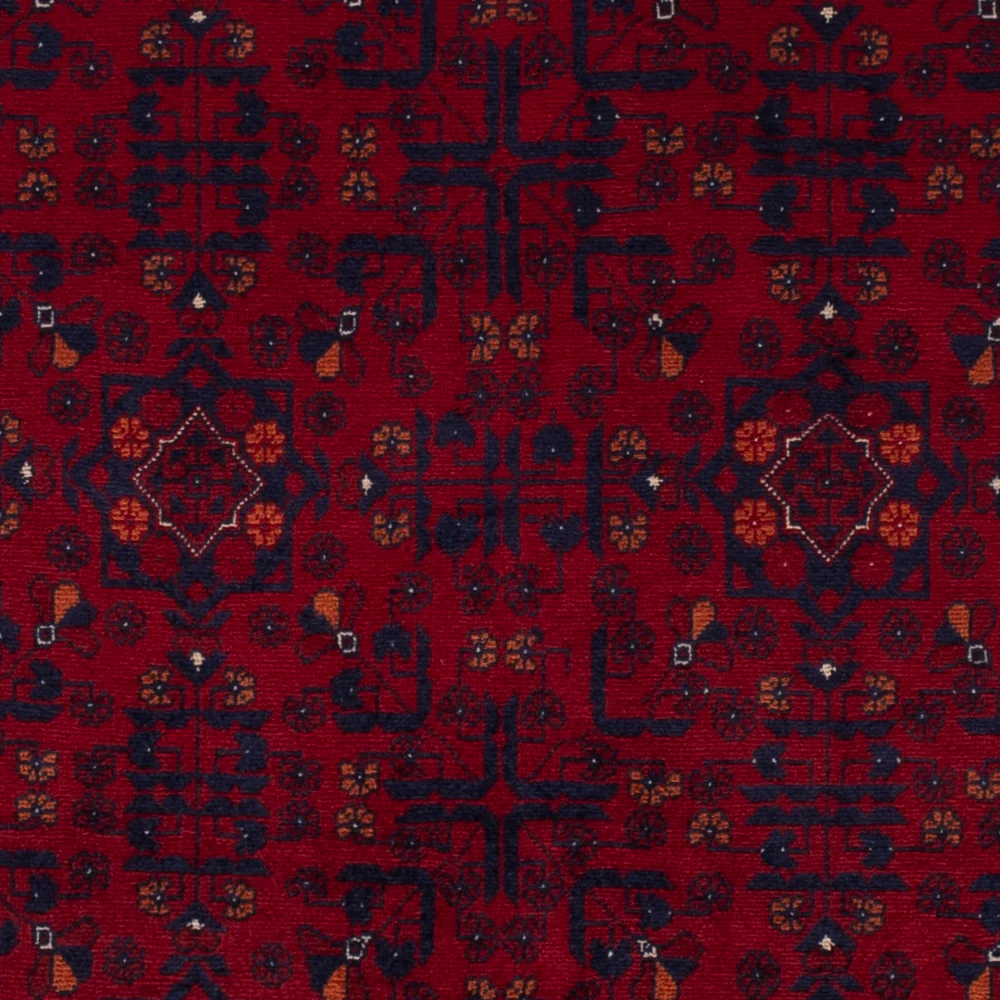 Afghansk teppe - Royal - 146 x 103 cm - rød