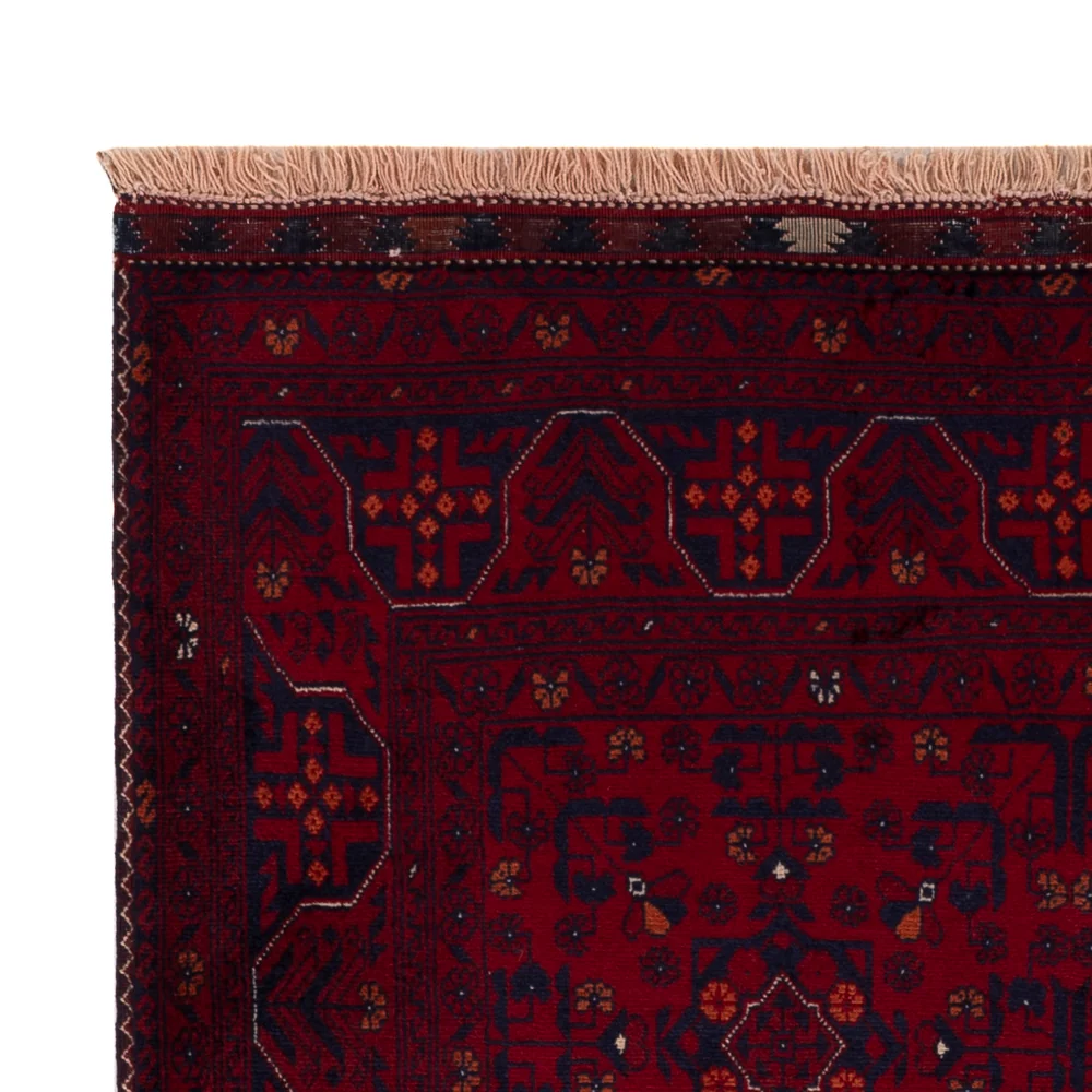 Afghansk teppe - Royal - 146 x 103 cm - rød