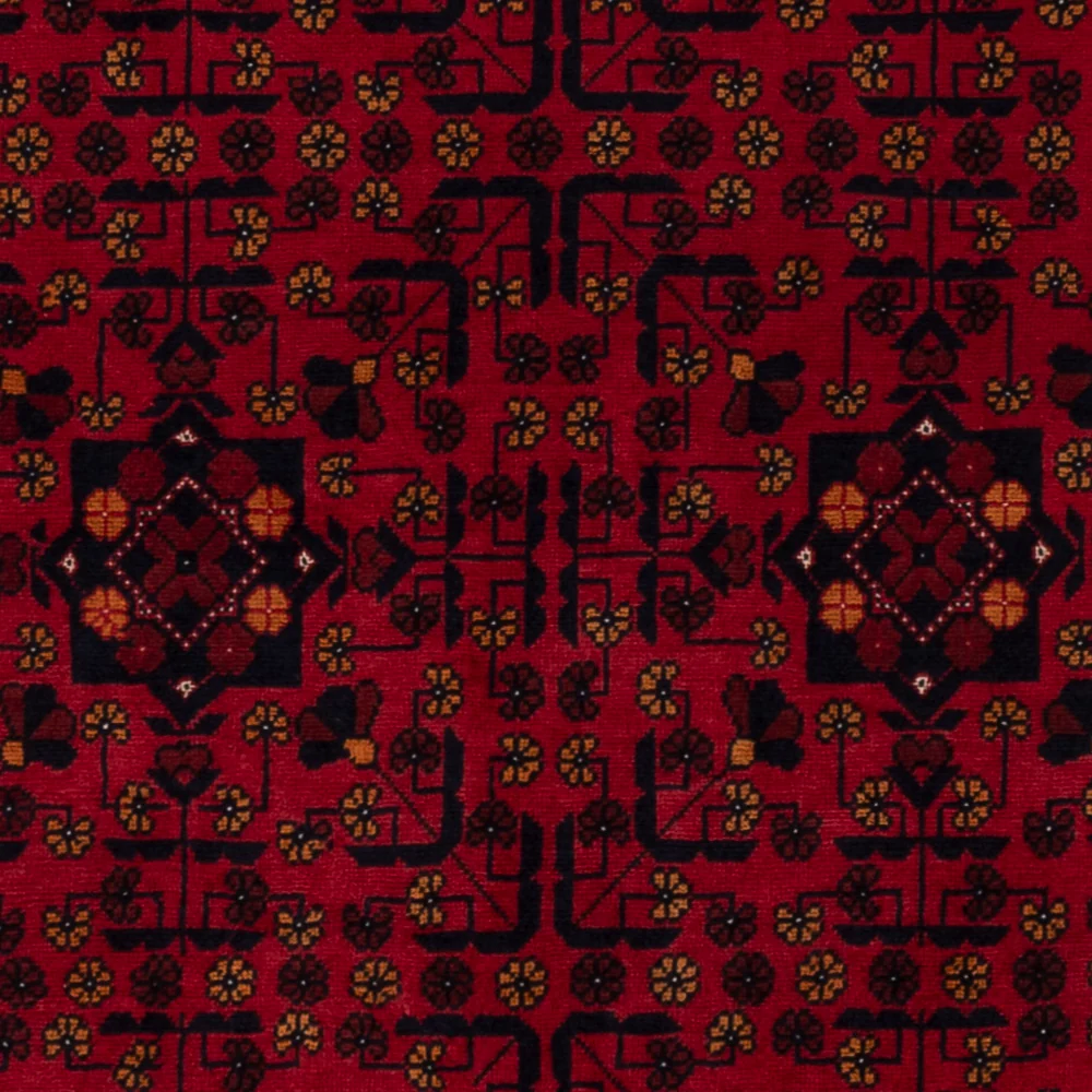 Afghansk teppe - Royal - 147 x 100 cm - rød