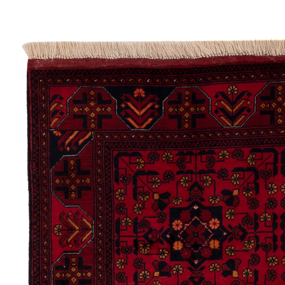 Afghansk teppe - Royal - 147 x 100 cm - rød