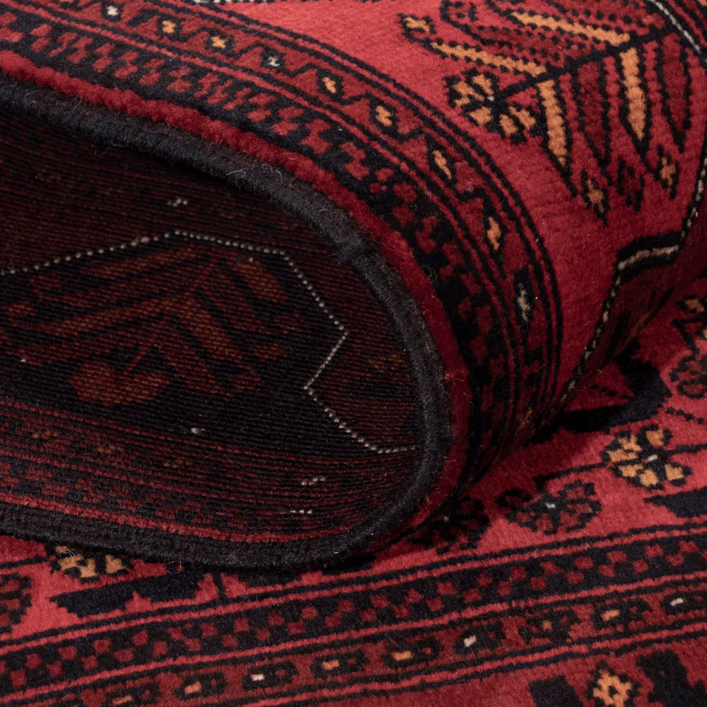 Afghansk teppe - Royal - 147 x 100 cm - rød