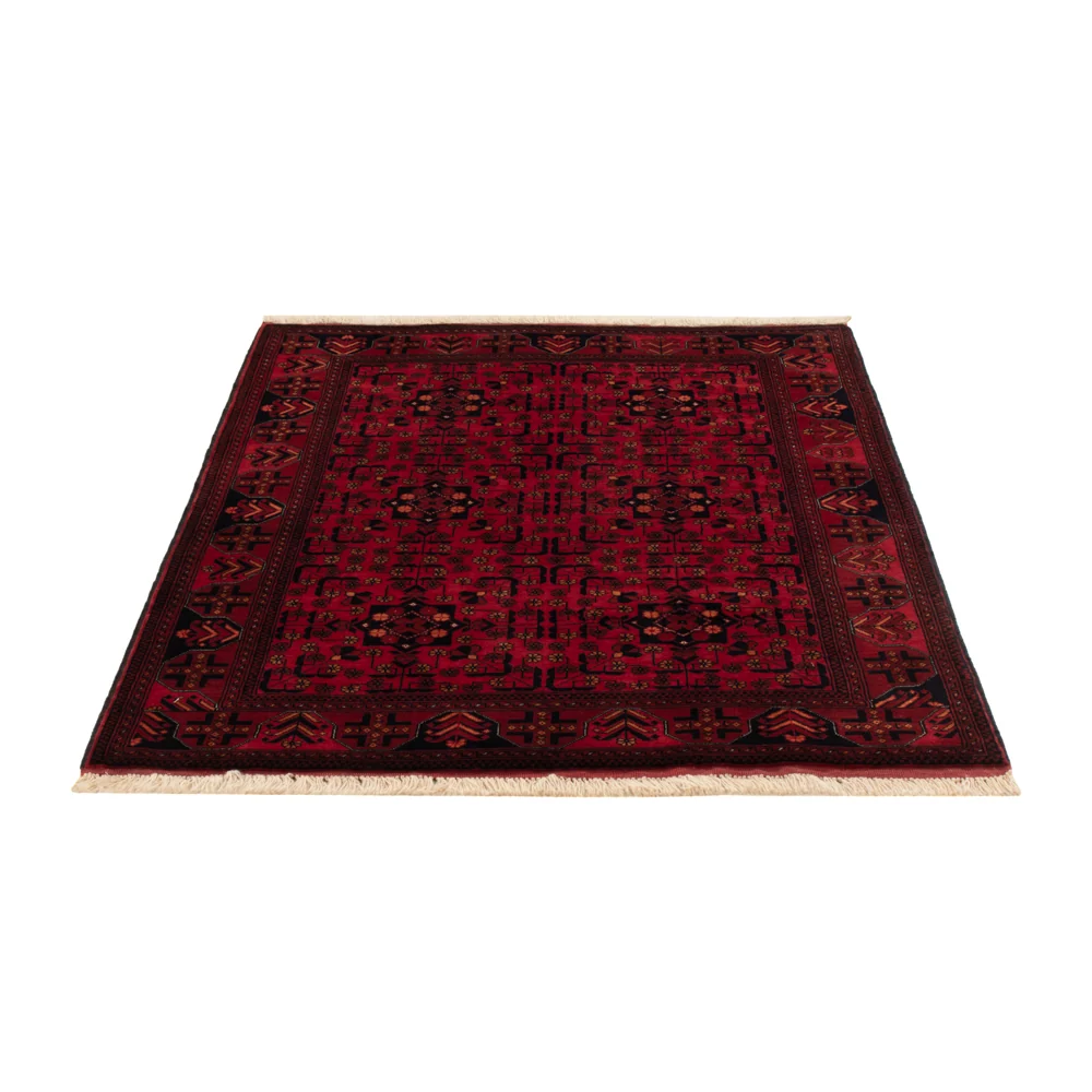 Afghansk teppe - Royal - 147 x 100 cm - rød