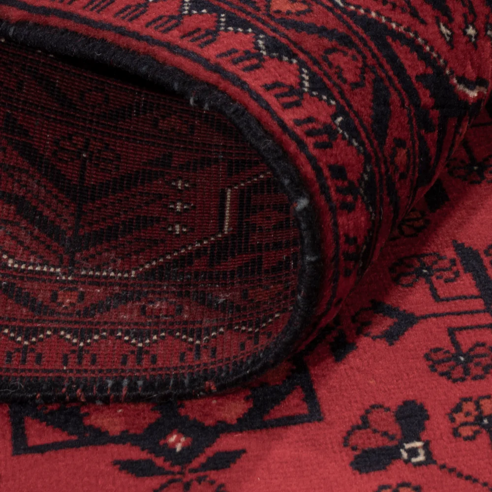 Afghansk teppe - Royal - 147 x 101 cm - rød