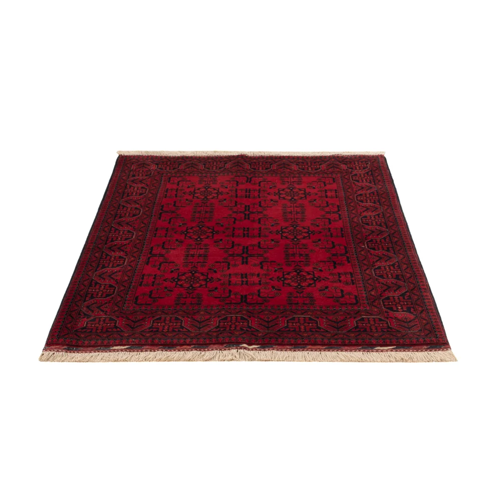 Afghansk teppe - Royal - 147 x 101 cm - rød