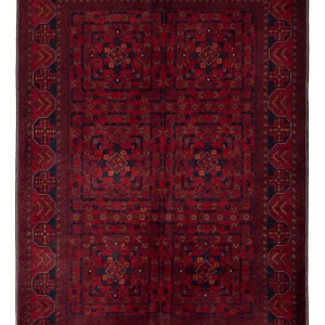 Afghansk teppe - Royal - 147 x 102 cm - rød