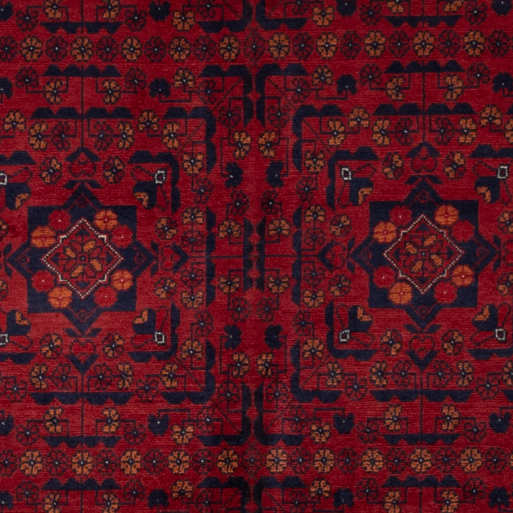 Afghansk teppe - Royal - 147 x 102 cm - rød