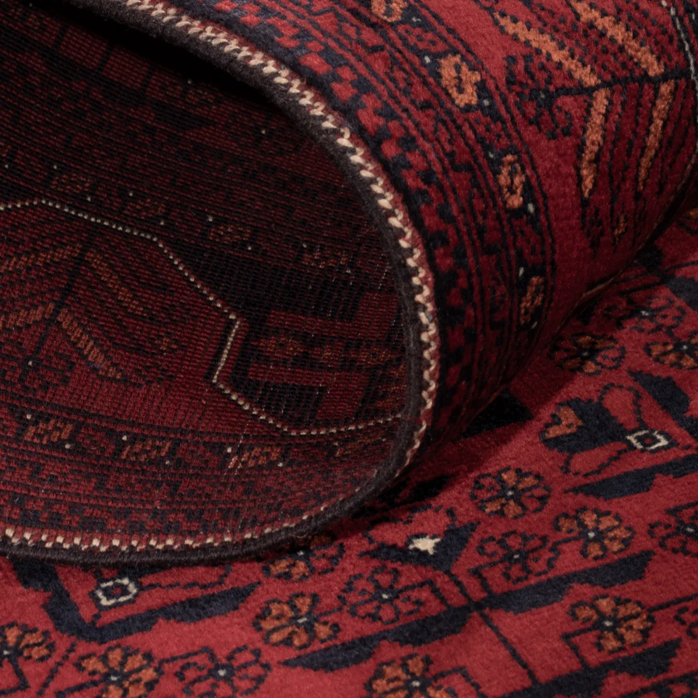 Afghansk teppe - Royal - 147 x 102 cm - rød