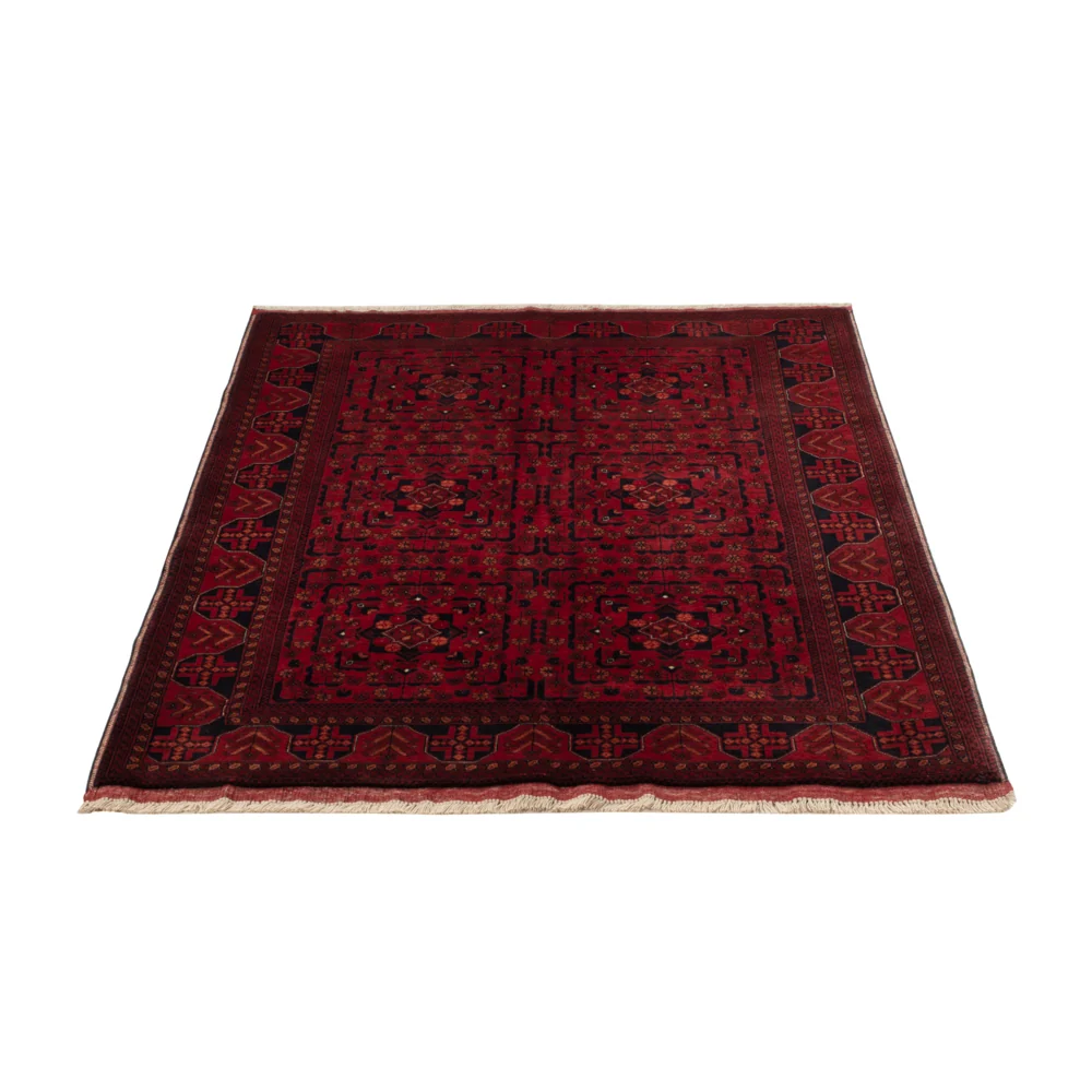 Afghansk teppe - Royal - 147 x 102 cm - rød