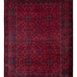Afghansk teppe - Royal - 147 x 102 cm - rød