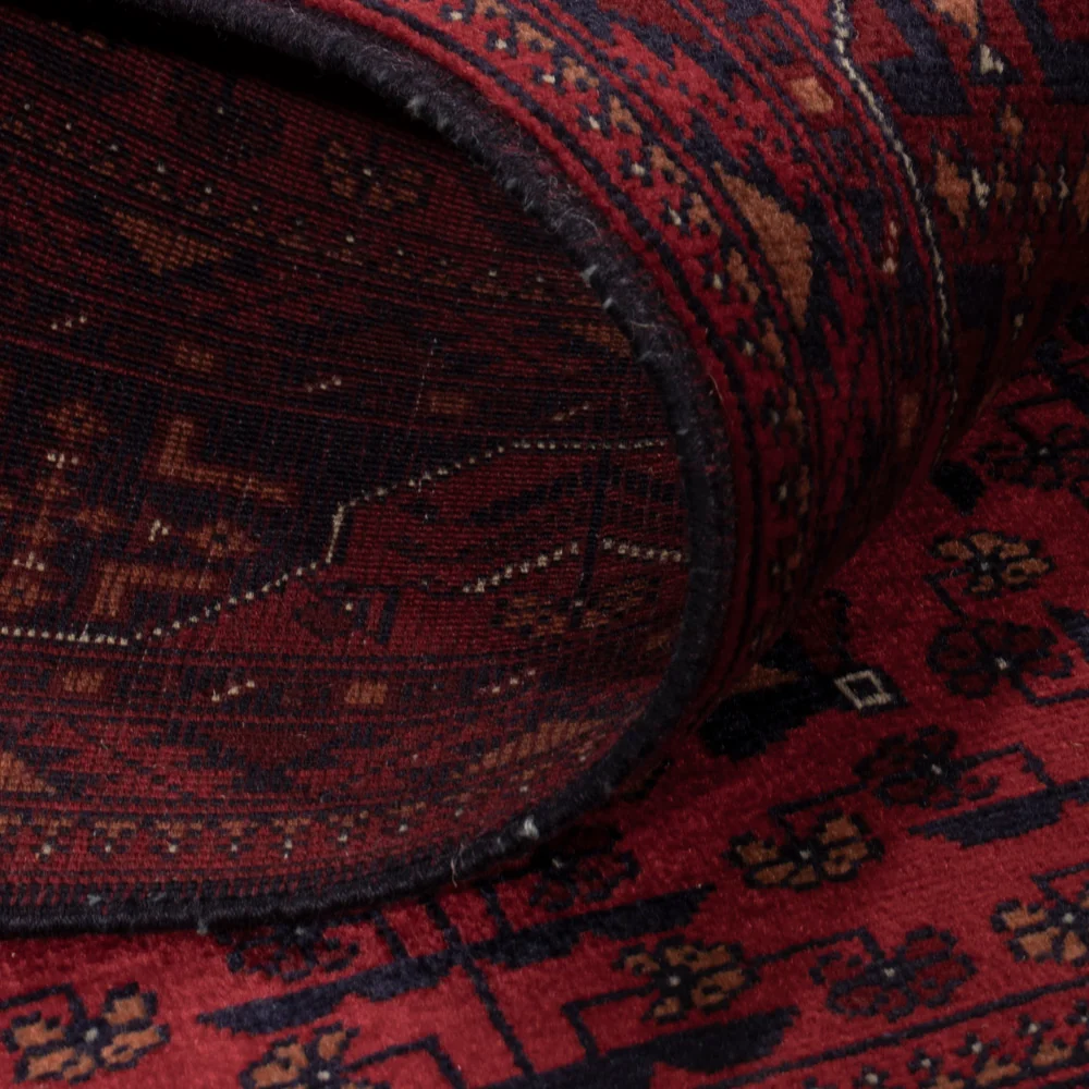 Afghansk teppe - Royal - 147 x 102 cm - rød