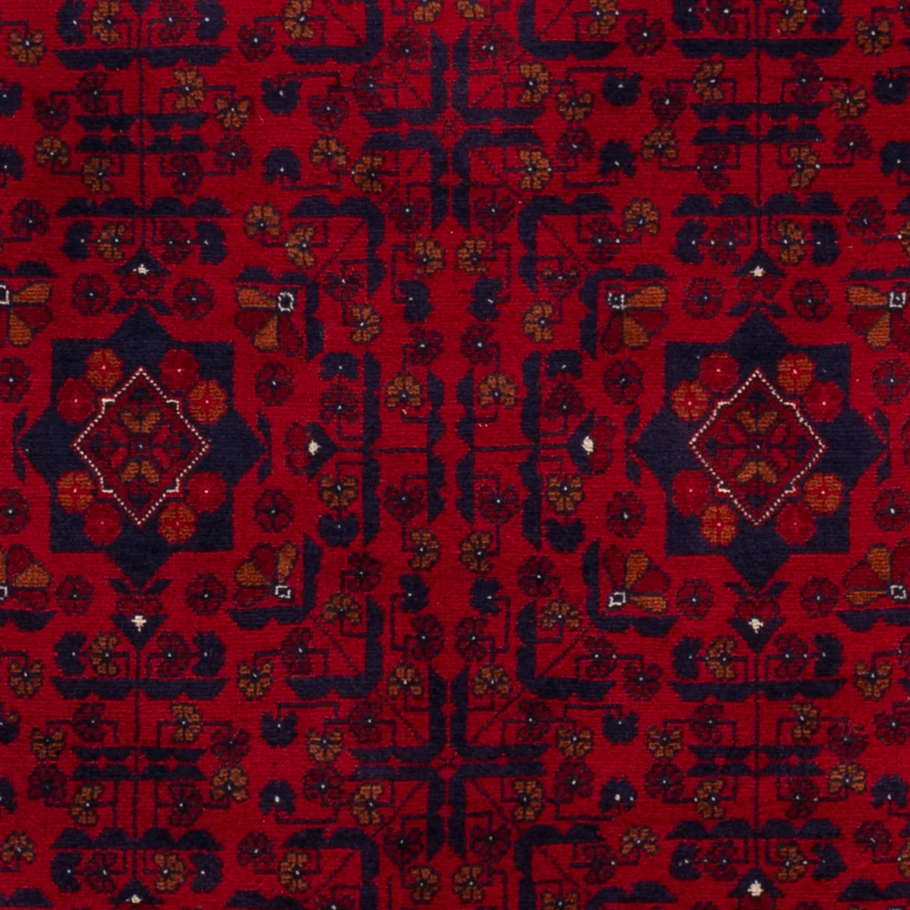 Afghansk teppe - Royal - 147 x 105 cm - rød