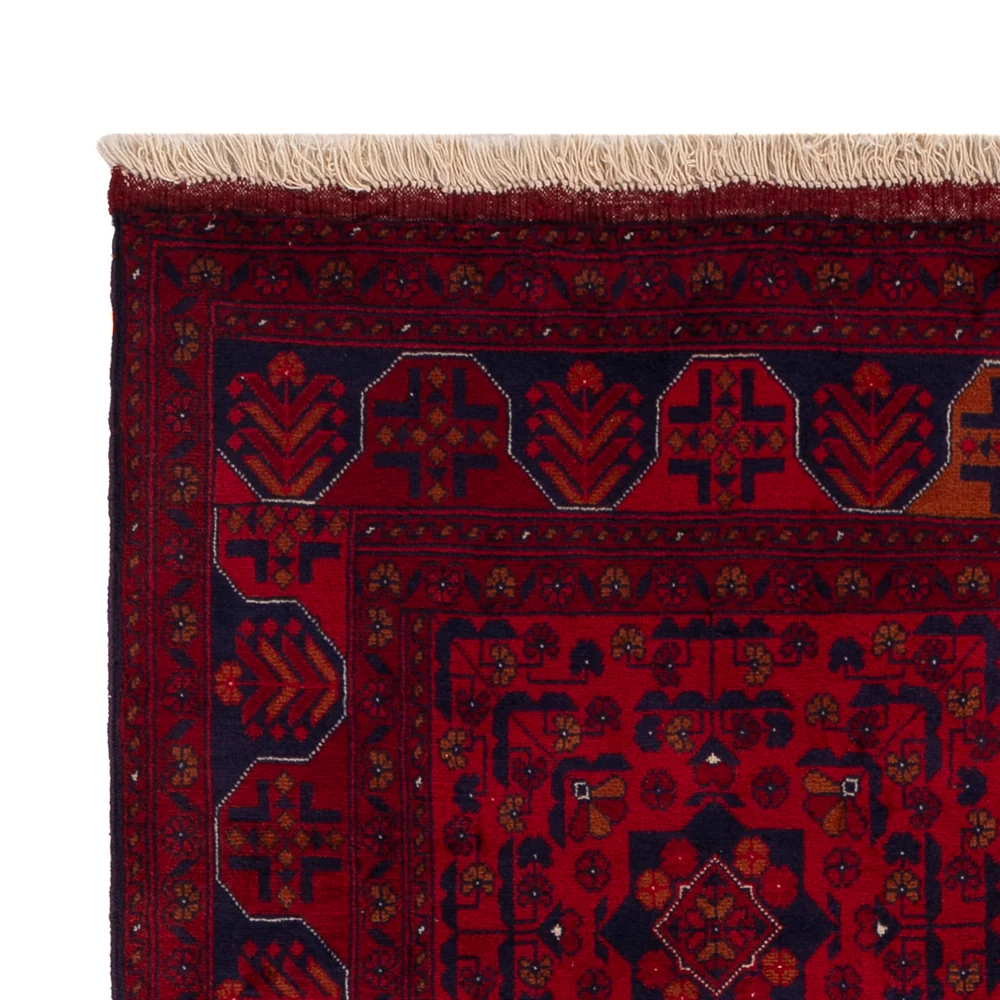 Afghansk teppe - Royal - 147 x 105 cm - rød