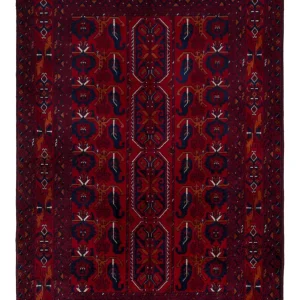 Afghansk teppe - Royal - 147 x 99 cm - rød